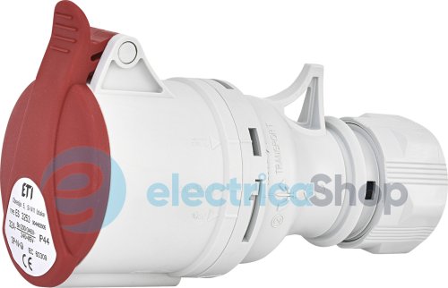 Розетка кабельная  ES-3253 IP44 (32A, 400V, 3P+N+PE), ETI 4482005