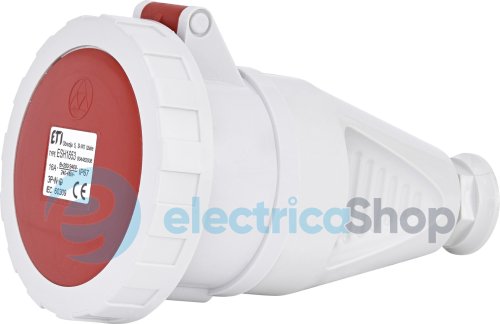 Розетка кабельная  ESH-1653  IP67 (16A, 400V, 3P+N+PE), ETI 4482008