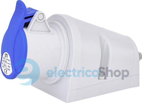 Розетка настенная  EZ-1632  IP44 (16A, 230V, 2P+PE), ETI 4482034