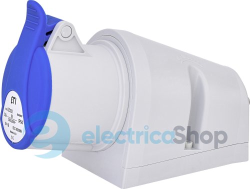 Розетка настенная  EZ-3232  IP44 (32A, 230V, 2P+PE), ETI 4482037