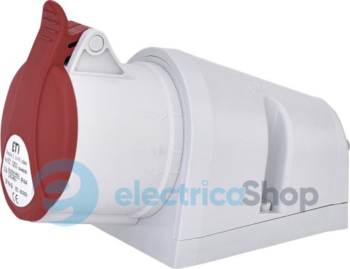 Розетка настенная  EZ-3253  IP44 (32A, 400V, 3P+N+PE), ETI 4482039