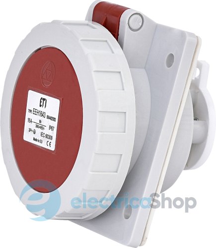Розетка вбудована  EEH-1643  IP67 (16A, 400V, 3P+PE), ETI 4482083