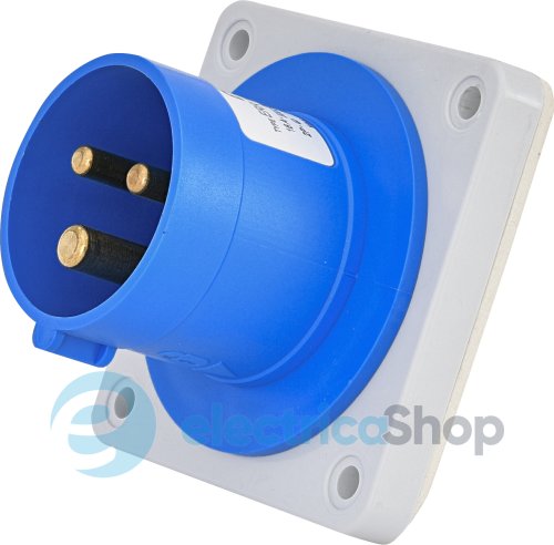 Вилка вбудована  ERR-1632  IP44 (16A, 230V, 2P+PE), ETI 4482108
