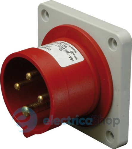 Вилка вбудована з реверсом фаз  ERRO-3253  IP44 (32A, 400V, 3P+N+PE), ETI 4482115