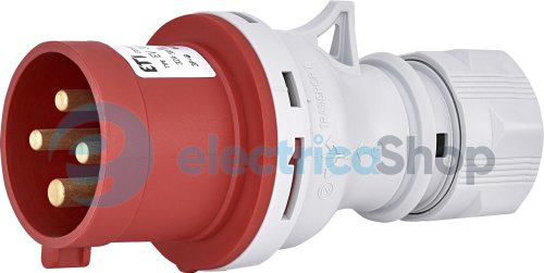 Вилка кабельна EV-3243  IP44 (32A, 400V, 3P+PE), ETI 4482020