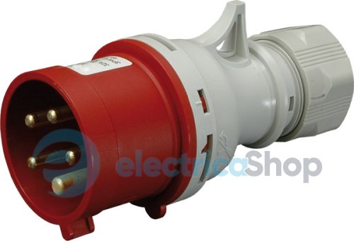 Вилка кабельна з реверсом фаз EVO-3253  IP44 (32A, 400V, 3P+N+PE), ETI 4482023