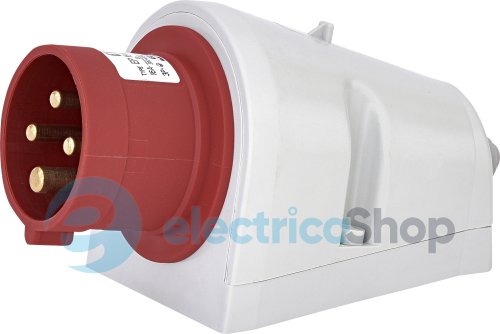 Вилка настінна EP-1643  IP44 (16A, 400V, 3P+PE), ETI 4482059