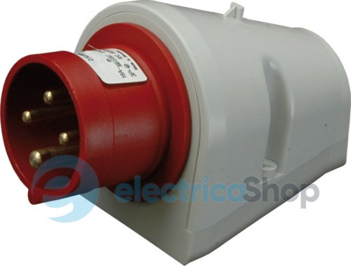 Вилка настінна з реверсом фаз EPO-3253  IP44 (32A, 400V, 3P+N+PE), ETI 4482065