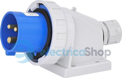 Вилка настінна EPH-1632  IP67 (16A, 230V, 2P+PE), ETI 4482066