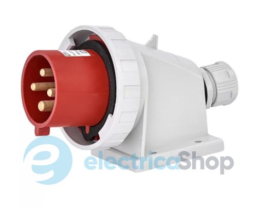 Вилка настінна EPH-6343  IP67 (63A, 400V, 3P+PE), ETI 4482072