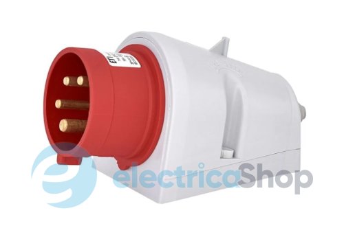 Вилка настінна EPH-12543  IP67 (125A, 400V, 3P+PE), ETI 4482074