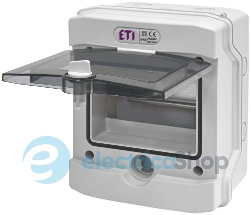 Пластиковый щит 6 мод. IP65 внешний ECH 6G ETI 1101176