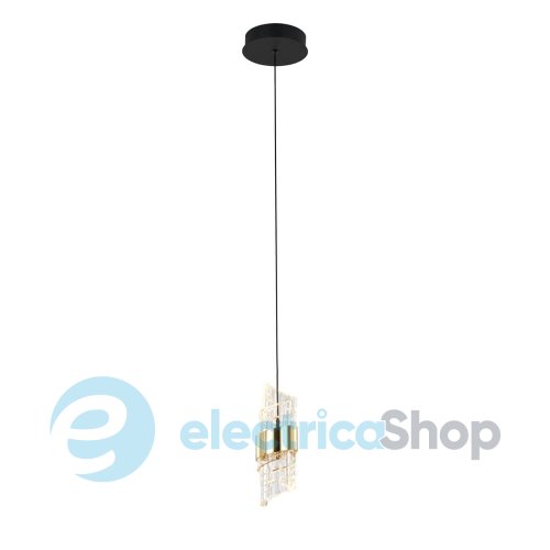 Подвесной светильник Italux Tonga PND-26374-1-8W-3K-BK-GD