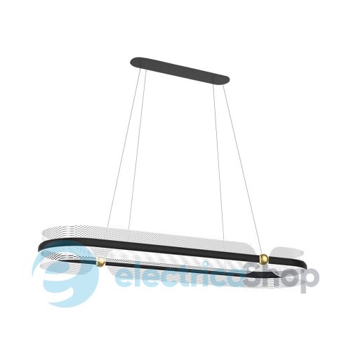 Підвісний світильник Italux PND-63728-56W-3K-BK-GD Sopla