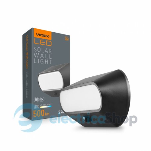 Вуличний настінний світильник VIDEX IP54 500Lm 5000K VL-BHSO-001-S (27951) Sensor