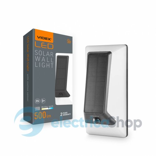 Вуличний настінний світильник VIDEX IP54 500Lm 5000K VL-BHSO-003-S (27953) Sensor