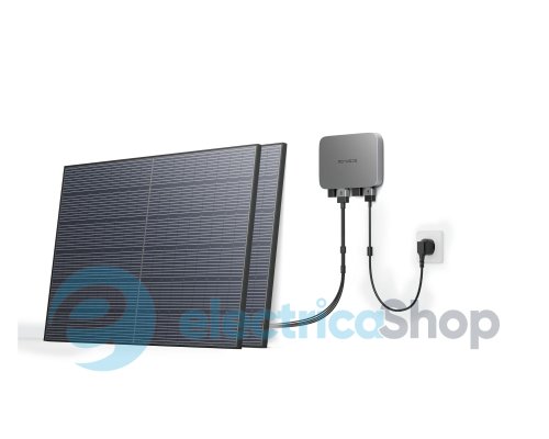 Комплект EcoFlow PowerStream – микроинвертор 600W + солнечные панели 2х400