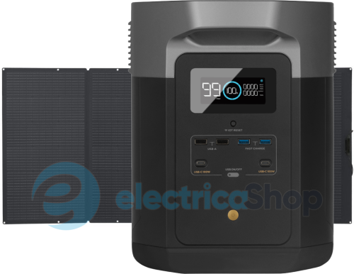 Комплект EcoFlow DELTA Max (2000) + 400W Solar Panel