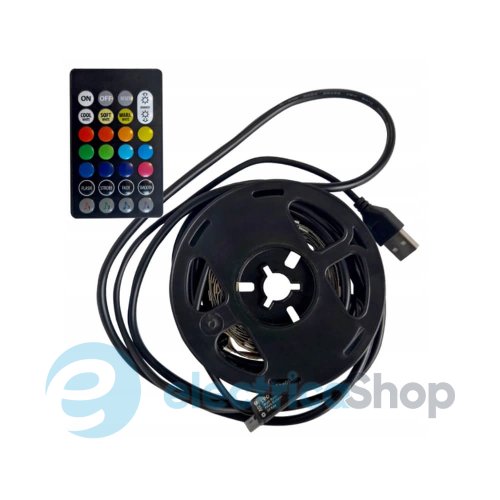 Світлодіодна стрічка для підсвічування телевізора Led RGB 2x8W 3000K Goldlux 321336