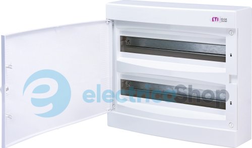 Щит наружный распределительный ECT 2x18PO (36мод.белая дверца) IP40 ETI 1101082