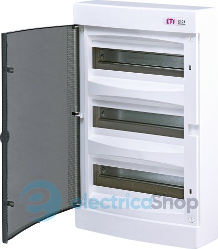 Щит зовнішній розподільний ECT 36PT (36мод.проз.дверцята) IP40 ETI 1101004