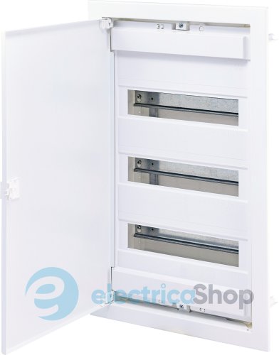 Щит металопластиковий ECG42 (36+6мод., метал.білі дверцята) IP40 ETI 1101027
