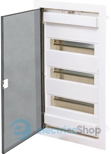 Щит металопластиковий ECG42 PT (36+6мод., пластик.проз.дверцята) IP40 ETI 1101182