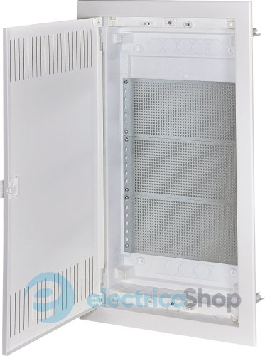 Щит металопластиковий ECG42 MEDIA-I (перф.панель, перф.метал.білі дверцята) IP40 ETI 1101158