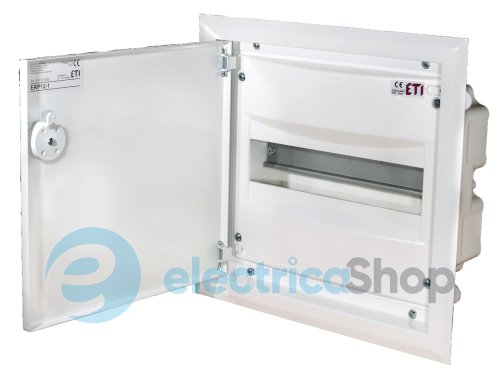 Щит металопластиковий ERP 12-1 (12мод.) IP40 ETI 1101200