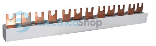 Шина живлення IZ 16/4F/12 (16мм2, 4P, 0.21м, Fork, 12mod.) ETI 2921068