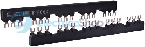 Соединительная шина изолированная IZM63-5 (5xMS/MPE (до 40A) + 2xБ.К. или Н.Р. / 5x MSP0 (до 25A) + Б.К.) ETI 2921310