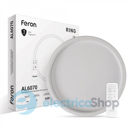 Стельовий світильник Feron AL6070 RING 90W 3000-6500K LED 40216