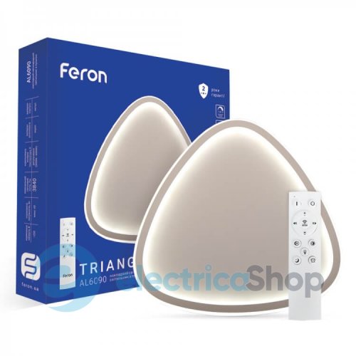 Стельовий світильник Feron AL6090 TRIANGLE 60W 3000-6500K LED 40279
