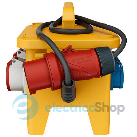 Комбінований блок EverGUM 306x288x230 мм. жовтий, 2 метри кабель, MENNEKES 70433