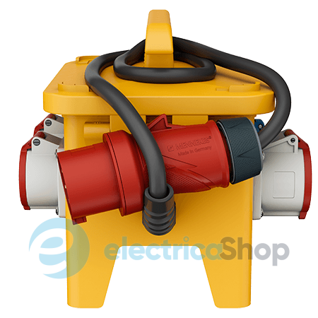 Комбінований блок EverGUM 306x288x230 мм. жовтий, 3 метри кабель, MENNEKES 70734