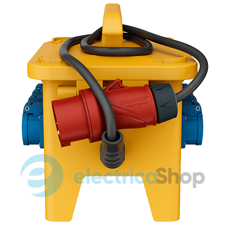 Комбинированный блок EverGUM 306x288x230 мм. желтый, кабель 2 метра, MENNEKES 70438