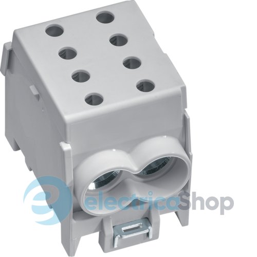 Модульная вводная 1-полюсная клемма 2x70²/2x50², 160А, серая KH70G Hager