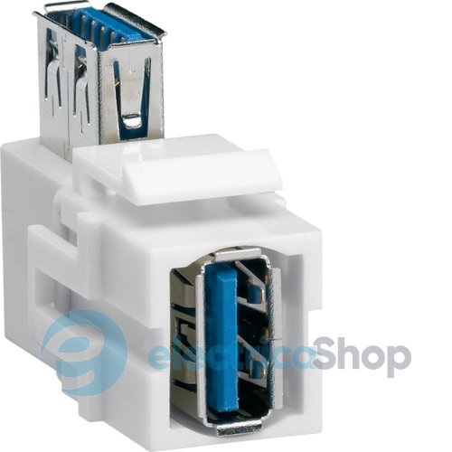 Модуль Keystone USB 3.0 под углом 90° VZ30UA Hager