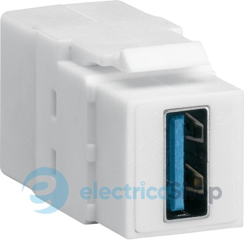Модуль Keystone USB 3.0, пряме з'єднання VZ30US Hager