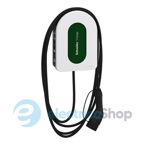 Зарядна станція Charge 3ф. 11кВт (16А) з вбудованим T2 кабелем 7 метрів, (Schneider Electric EVH5A11N2C7)