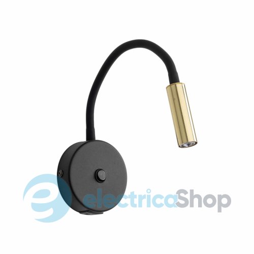 Настінний світильникTK-Lighting LAGOS BLACK/GOLD USB 10201