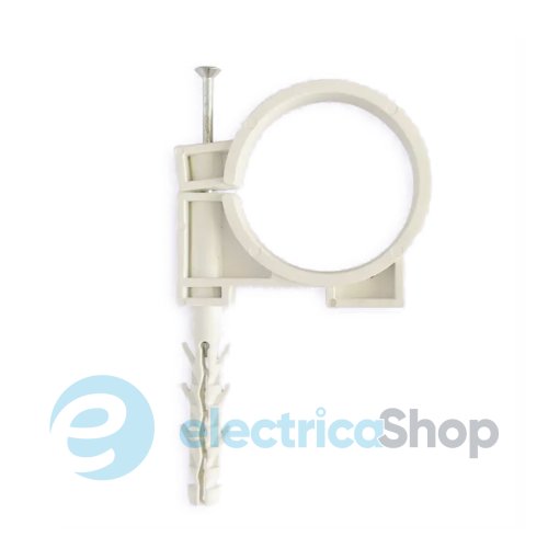 Обойма для труб и кабеля Ø63 с ударным шурупом Ziplex (в упаковке 25 шт.)