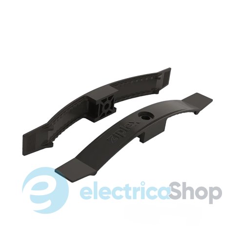 Кабельный зажим под дюбель (саморез) РА Ziplex КЗ1 1002/10 168мм черные (10 проводов) уп.(10шт.)