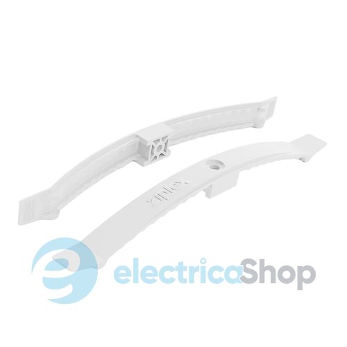 Кабельный зажим под дюбель (саморез) РА Ziplex КЗ1 1601/10 242мм белые (16 проводов) уп.(10шт.)