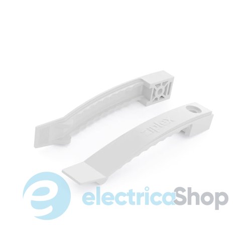 Кабельный зажим под дюбель (саморез) РP Ziplex КЗ2 0801/10 135мм белые (8 проводов) уп.(10шт.)