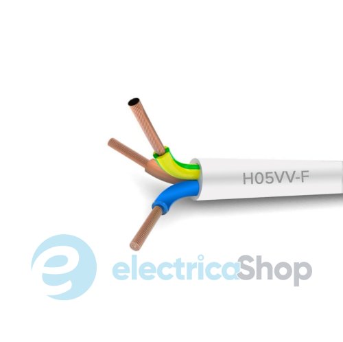 Гнучкий кабель H05VV-F 3G1,5 Одескабель з ізоляцією та оболонкою із ПВХ