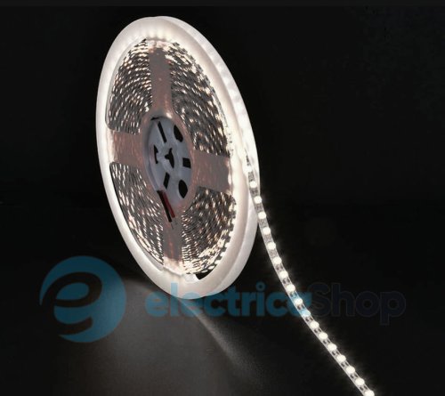 Лента cветодиодная 120 Led/m 5000K 12V, 8.6Вт, IP33 CRI80 e-pcb RISHANG 2835-120-IP33-NW-8-12 RN08C0TA-B (19211) нейтральный свет