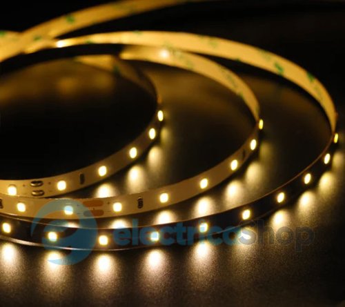 Стрічка світлодіодна 60 Led/m 3000K 12V, 5.5Вт, IP33 CRI80 e-pcb RISHANG 2835-60-IP33-WW-8-12 RN0860TA-B (19163) тепле світло