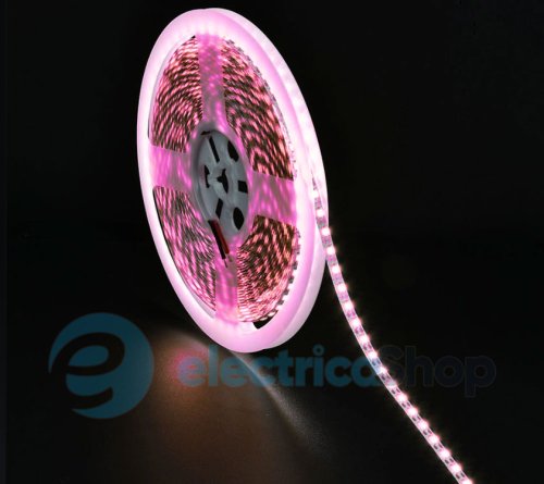 Стрічка світлодіодна 120 Led/m 2900K (meat) 24V, 14.4Вт. IP33 CRI80 RISHANG 2835-120-IP33-WW-8-24 R00C0TC-A-1 (19663) для м'ясних прилавків