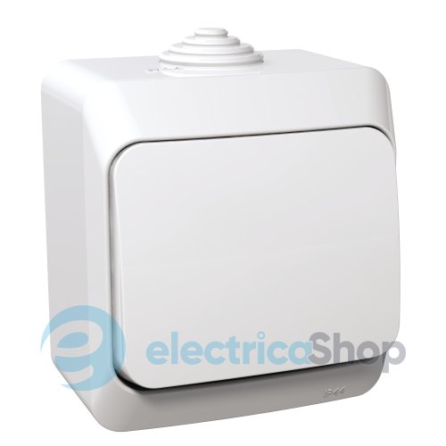 Вимикач 1-кл. зовнішнього монтажу IP44 Cedar Plus Schneider Electric білий